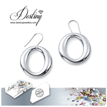 Destiny Jewellery Crystals From Swarovski Earrings Simple Round Earrings